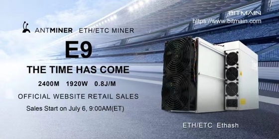 Poder de computación de los 0.8J/M Asic Whatsminer E9Asic los 2400M 1920W