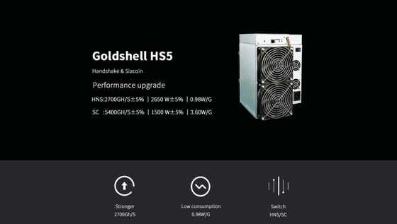Apretón de manos de Goldshell HS 5.4o